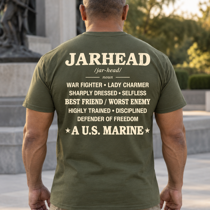 Jarhead Definition Shirt – U.S. Marine Veteran T-Shirt | Best Friend, Worst Enemy