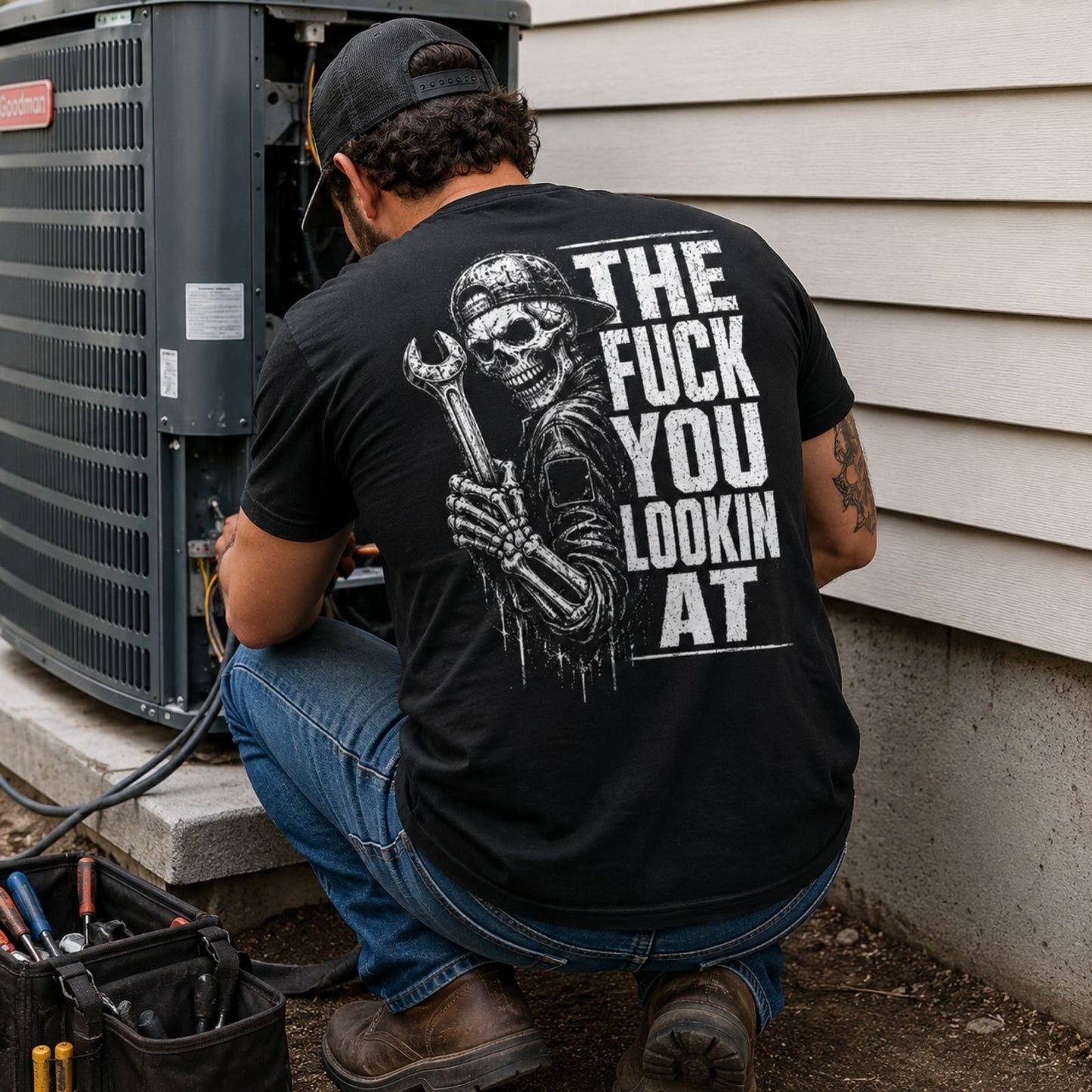 The F* You Lookin’ At Mechanic T-Shirt