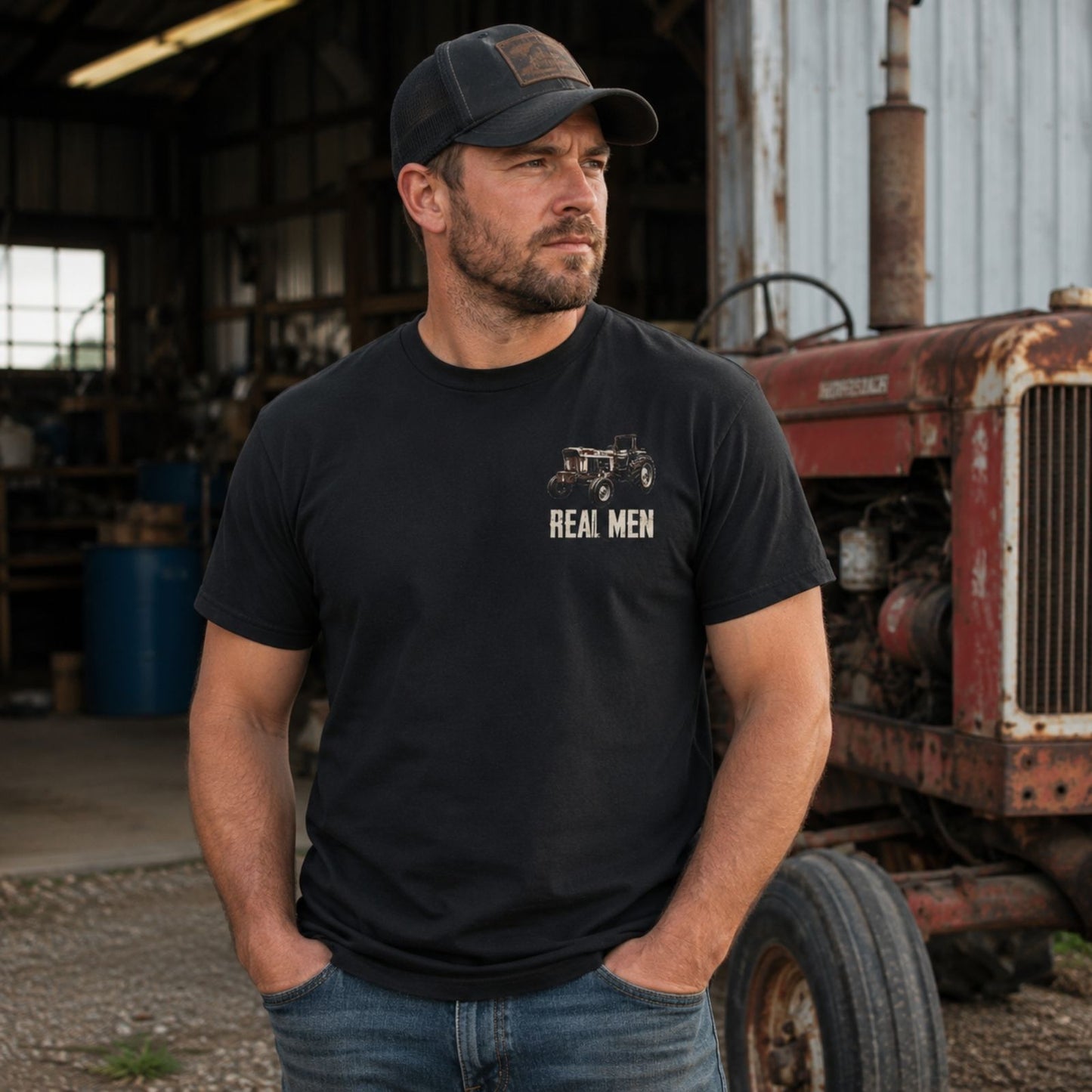Real Men Smell Like Diesel And Cow Crap T-Shirt