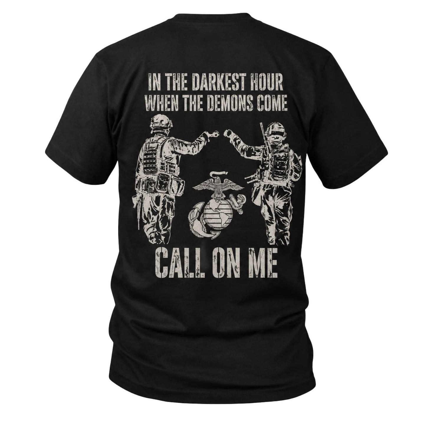 In The Darkest Hour Call On Me Marine T-Shirt