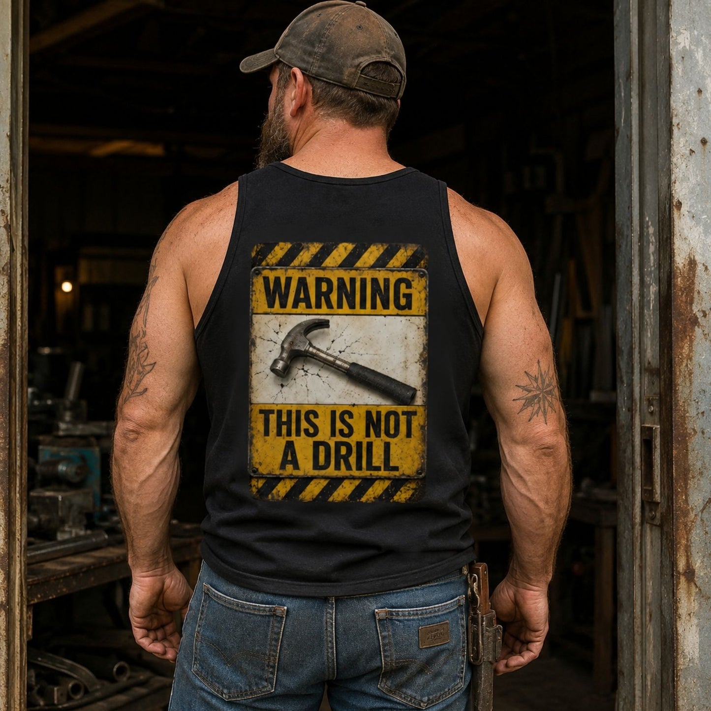 Warning This Is Not A Drill Tank Top
