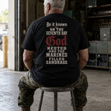 God Rested, Marines Filled Sandbags T-Shirt
