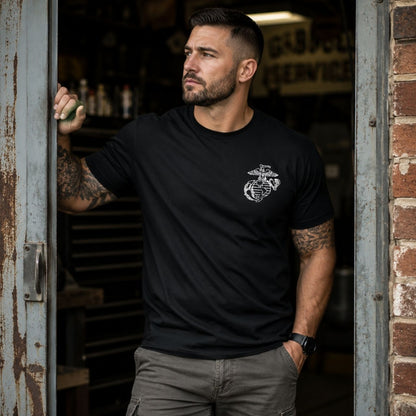 USMC 'When Others Run Away, We Run Toward' T-Shirt