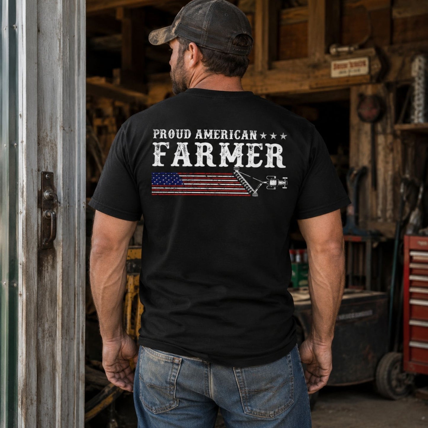 Proud American Farmer T-Shirt