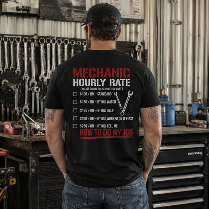 Mechanic Hourly Rate T-Shirt