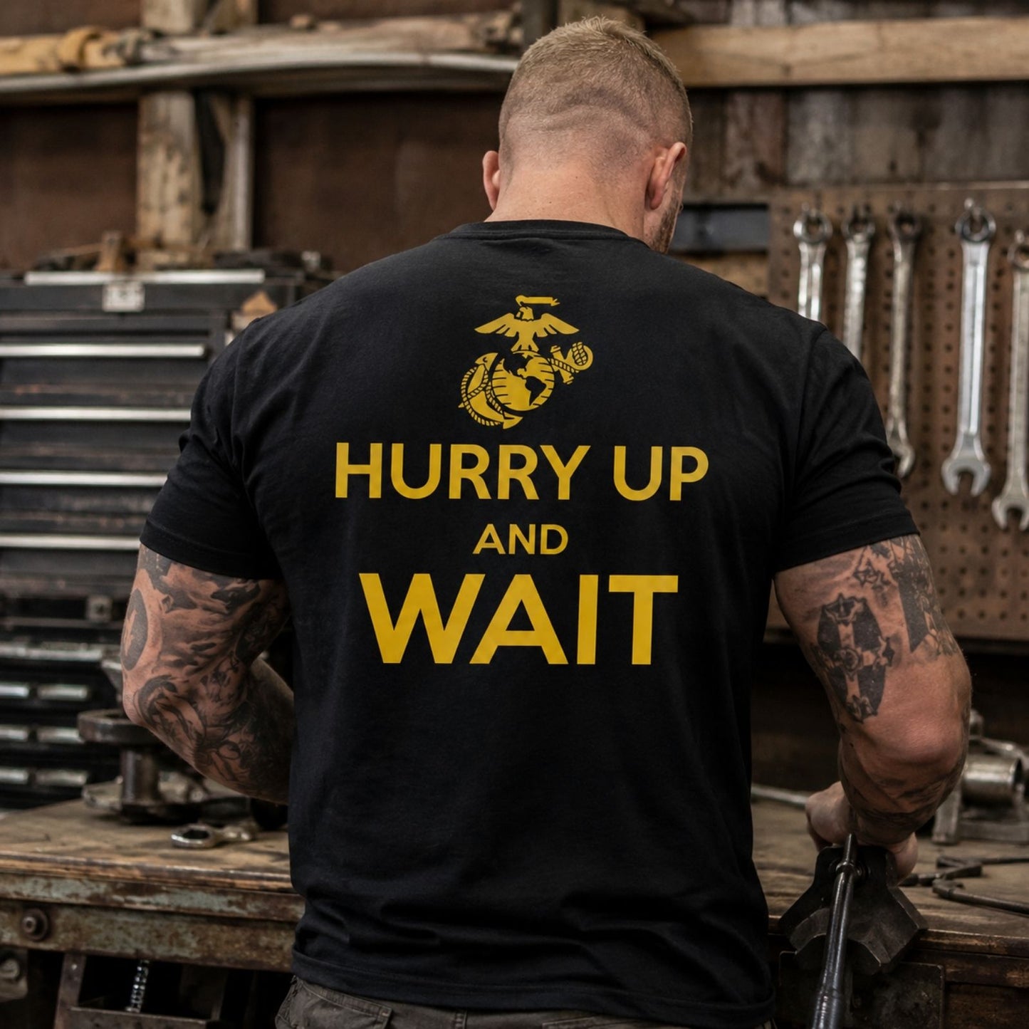Hurry Up And Wait T-Shirt