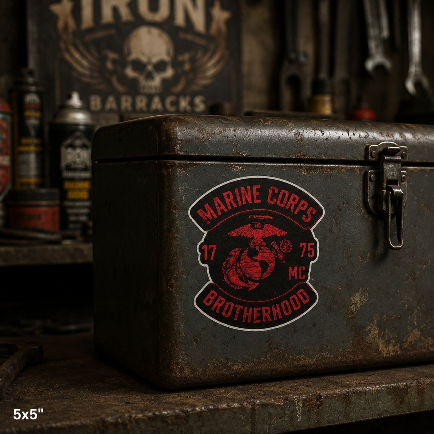 Marine Corps Brotherhood Die-Cut Sticke