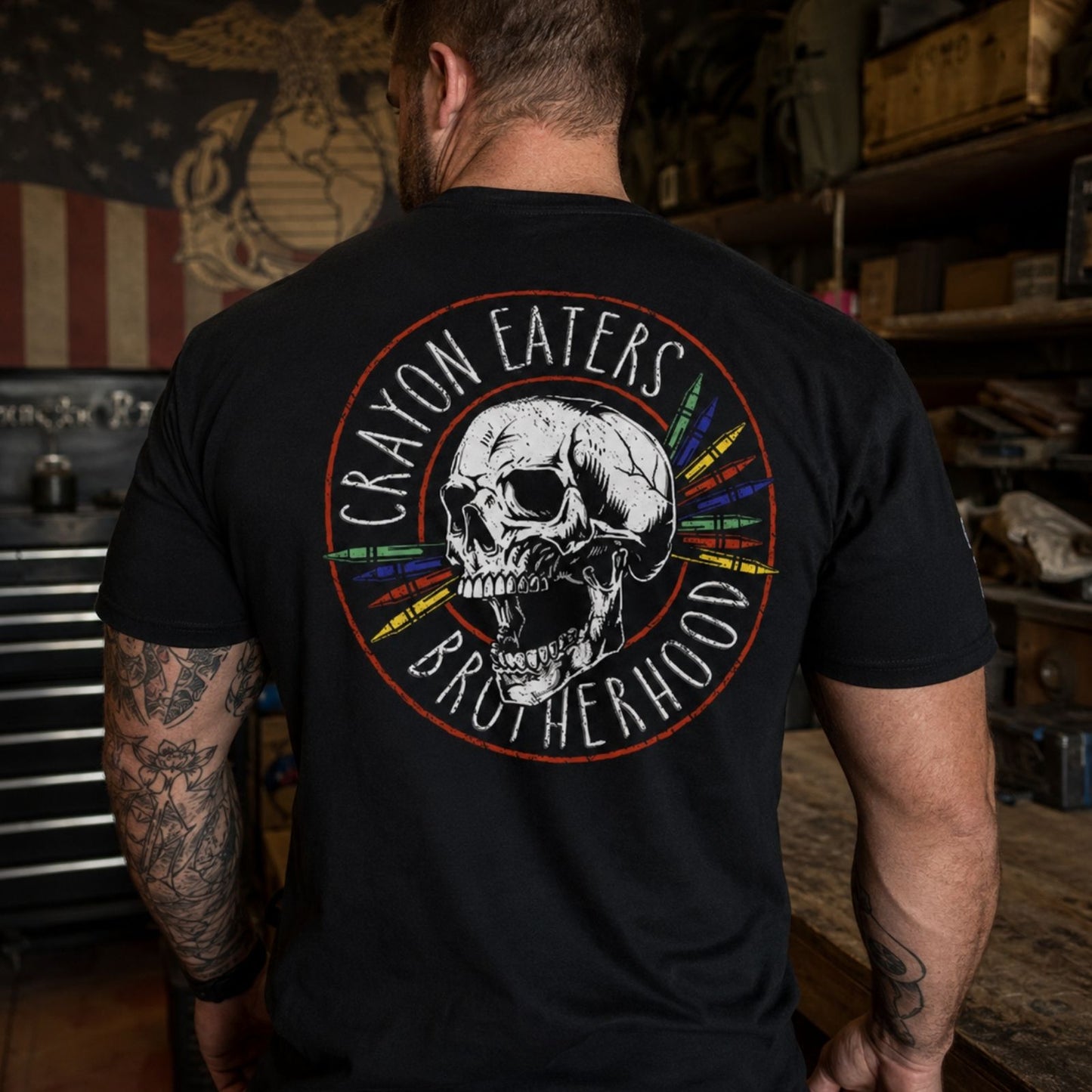 USMC Crayon Eaters Brotherhood T-Shirt