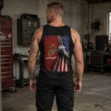 United States Marine Corps Flag Reveal Tank Top