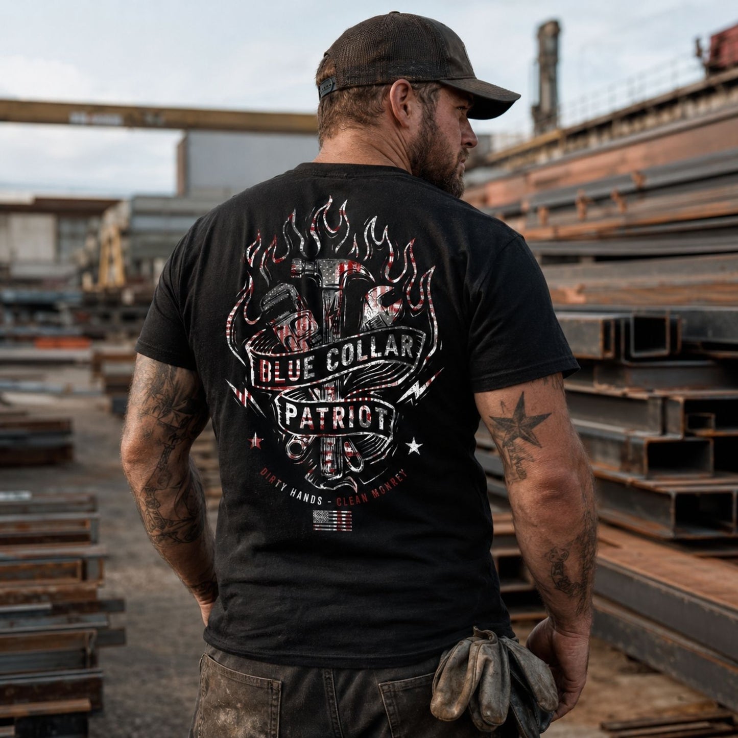 Blue Collar Patriot T-Shirt