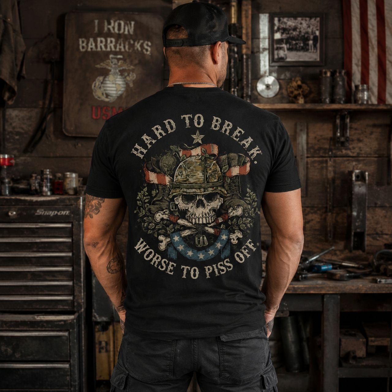 Hard To Break Skull Tee