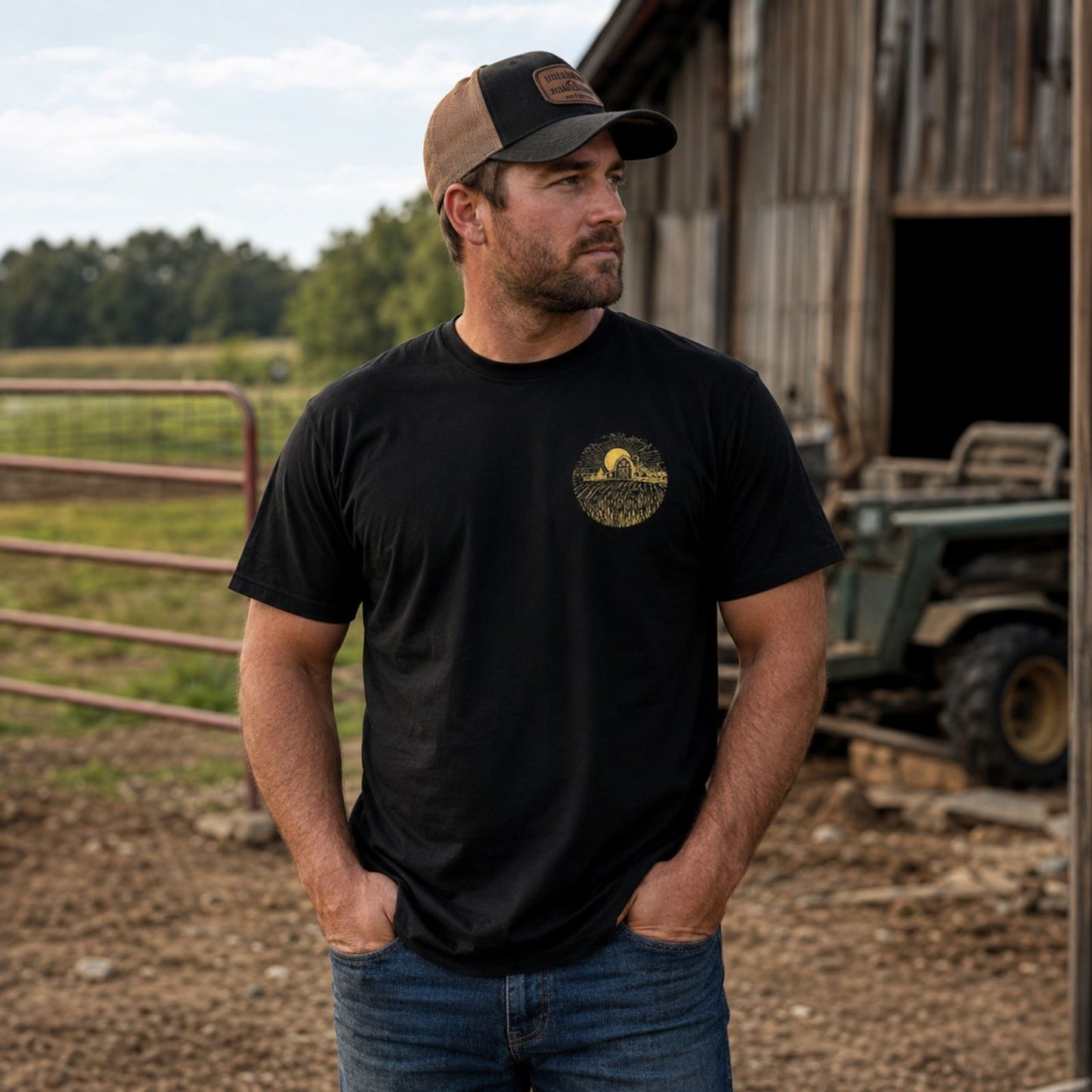 My Office Has No Walls Farmer T-Shirt