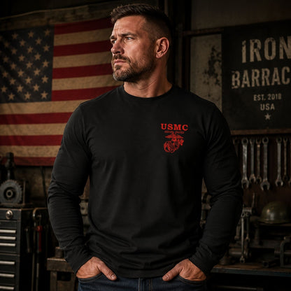 One Mind Any Weapon USMC Long Sleeve Shirt
