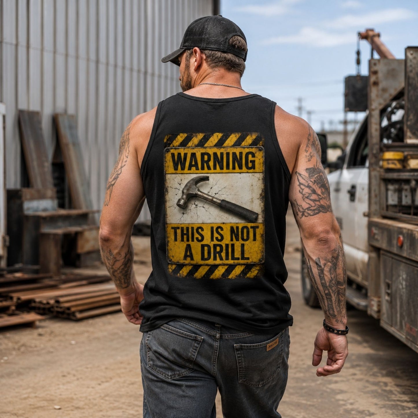 Warning This Is Not A Drill Tank Top