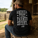 America First Farmer Second T-Shirt