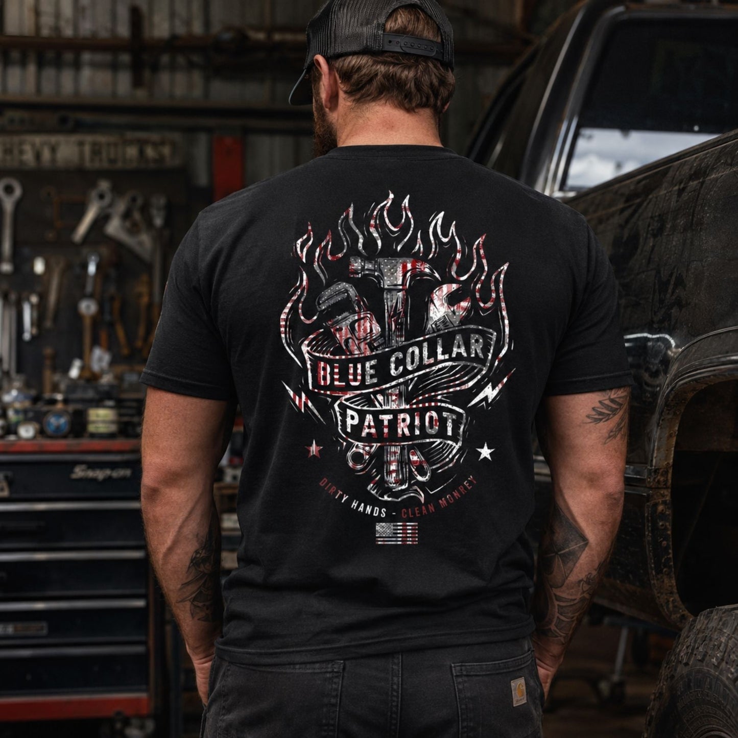 Blue Collar Patriot T-Shirt