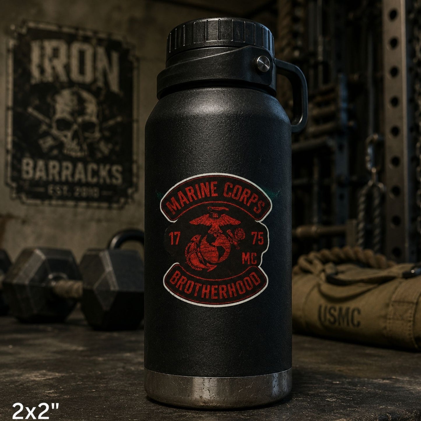 Marine Corps Brotherhood Die-Cut Sticke