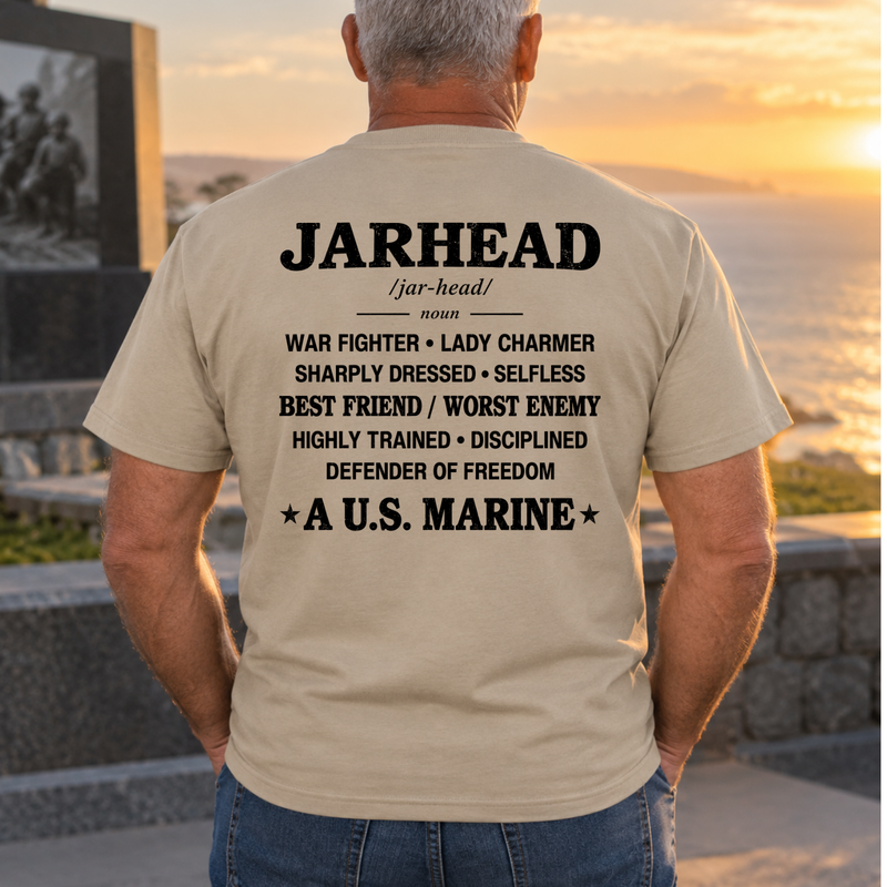 Jarhead Definition Shirt – U.S. Marine Veteran T-Shirt | Best Friend, Worst Enemy