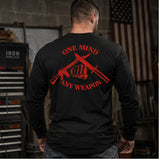 One Mind Any Weapon USMC Long Sleeve Shirt
