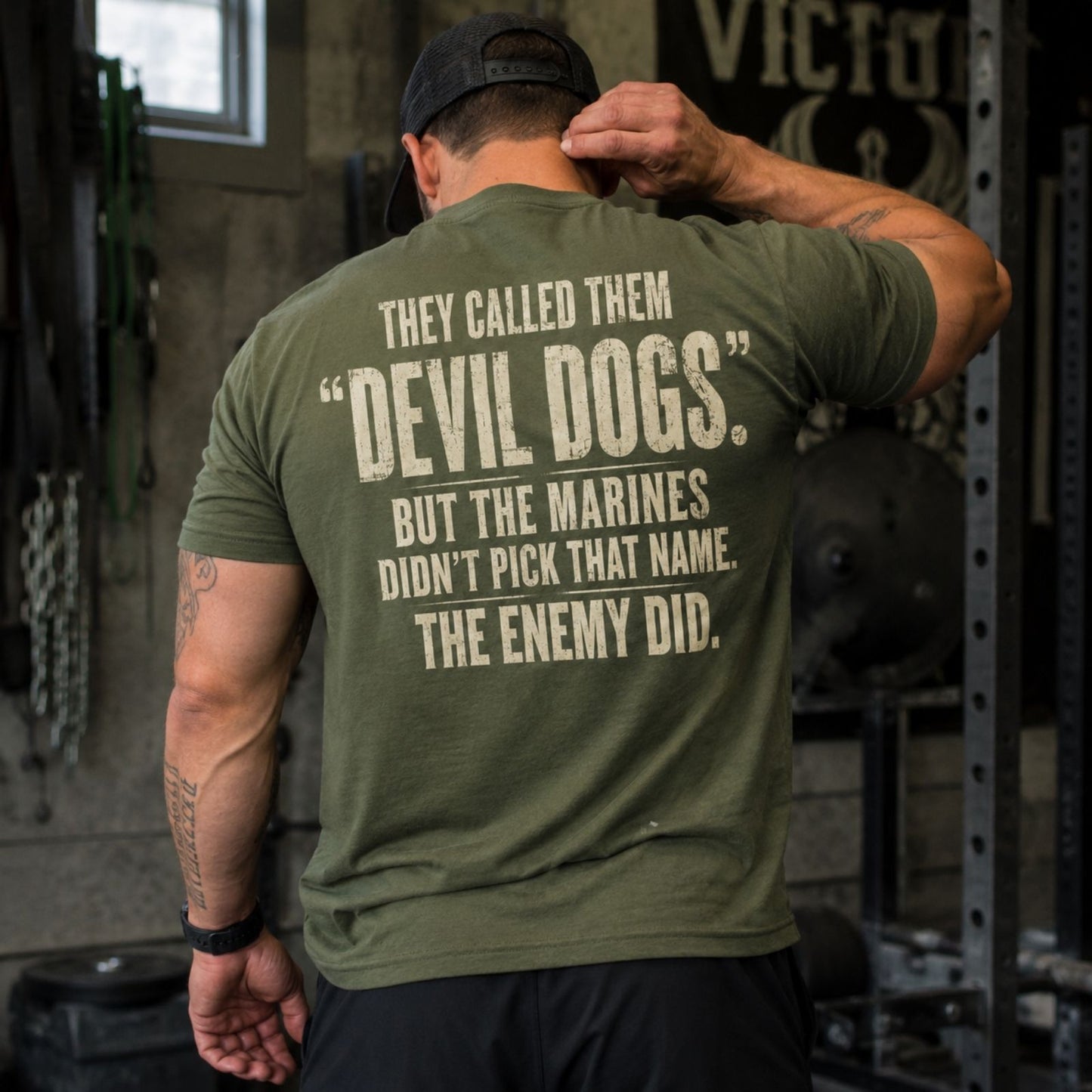 Devil Dogs — The Name the Enemy Gave Marines T-Shirt