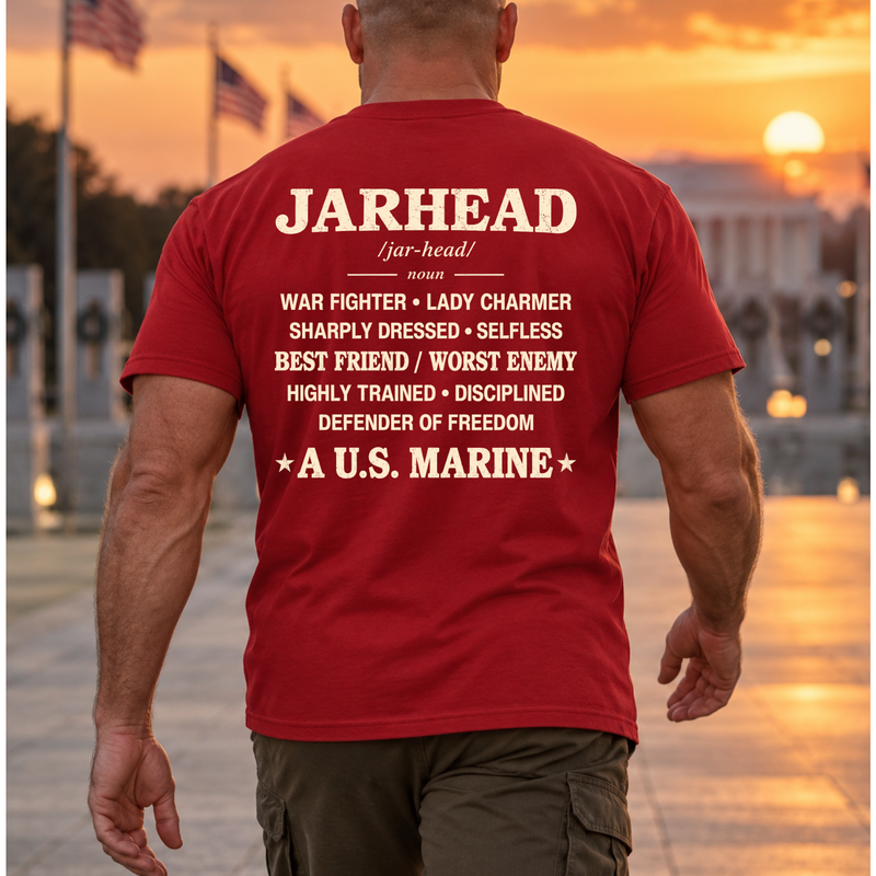 Jarhead Definition Shirt – U.S. Marine Veteran T-Shirt | Best Friend, Worst Enemy