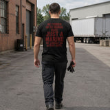 No Former Marine Here T-Shirt – Always a Marine Veteran Tee