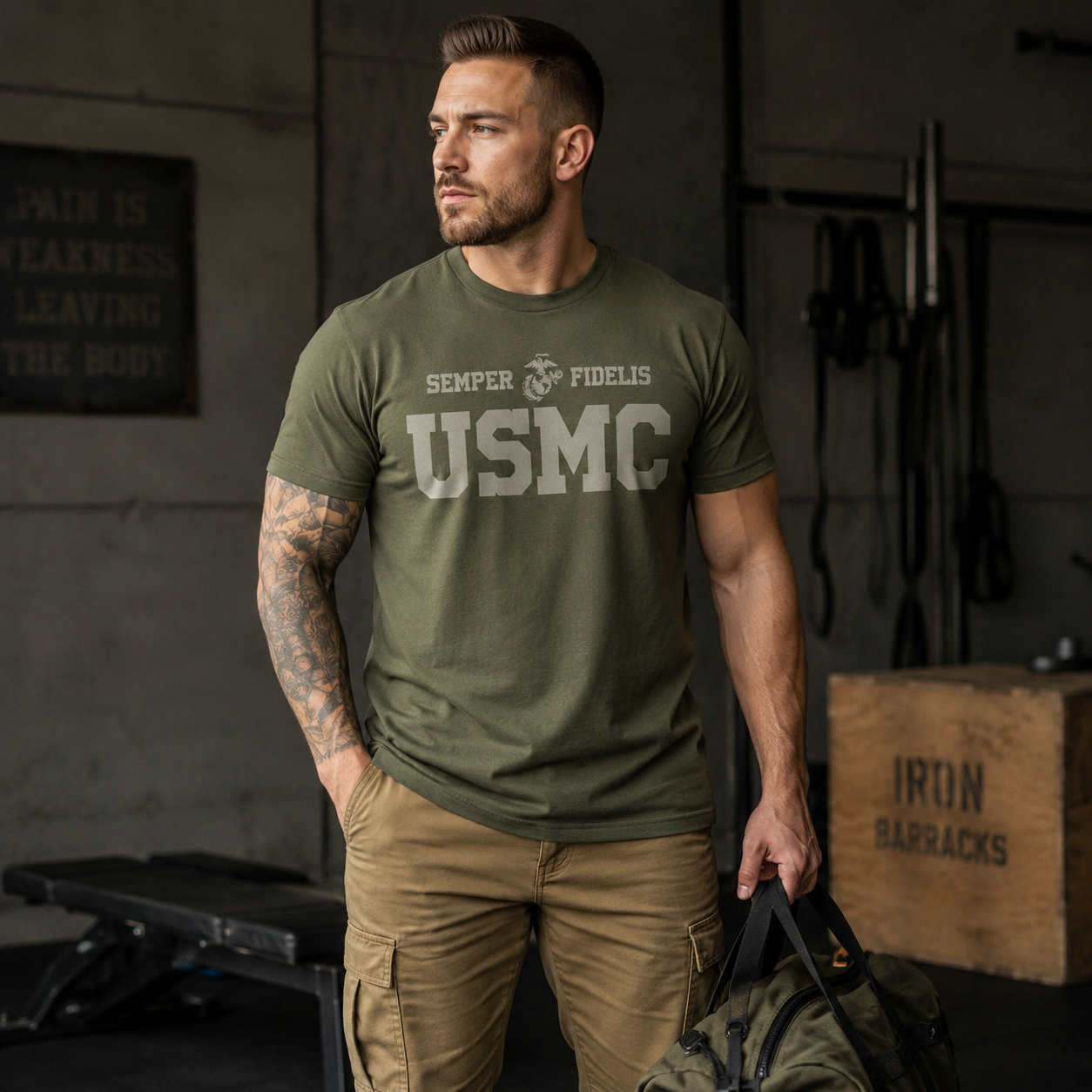 USMC P-T Tactical T-Shirt
