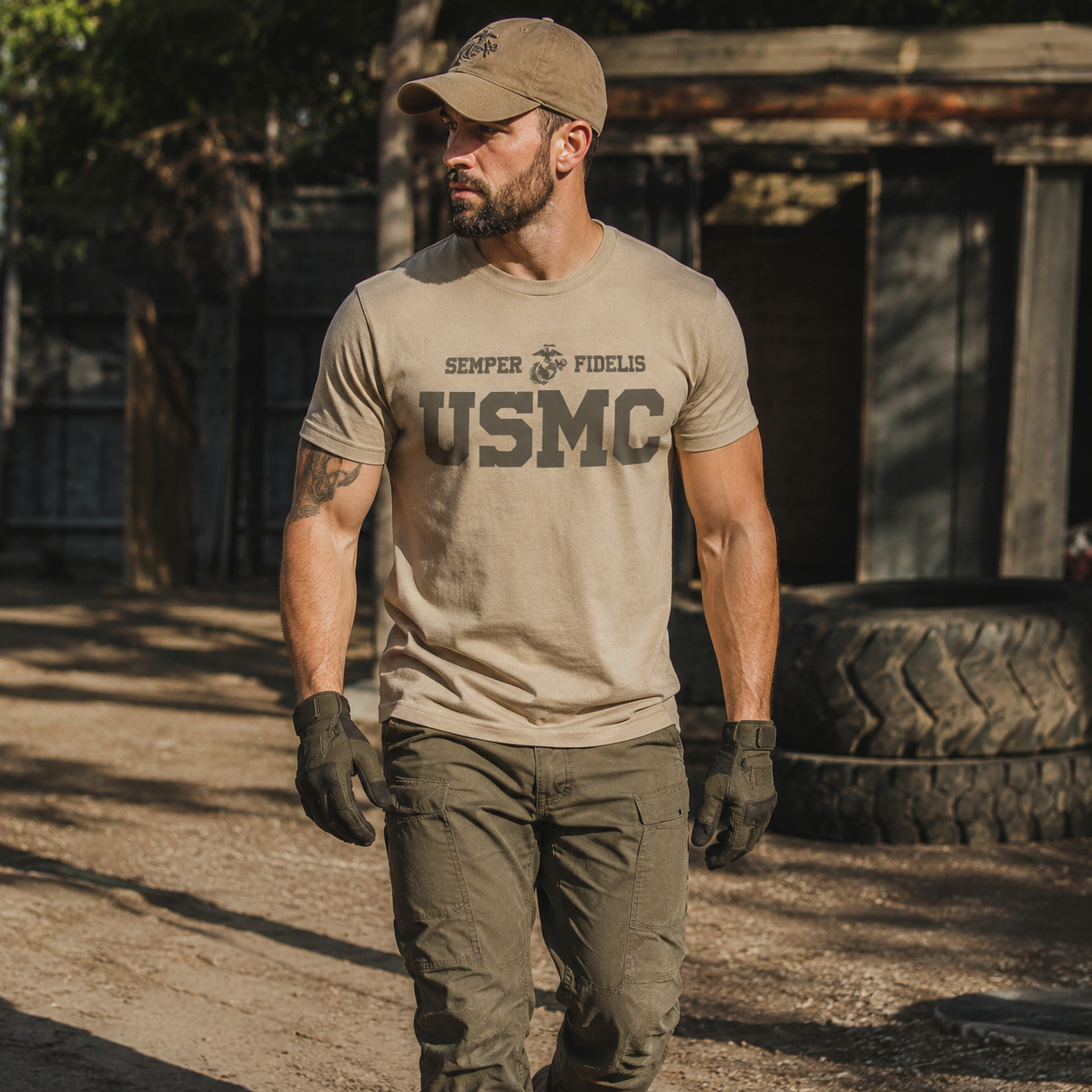 USMC P-T Tactical T-Shirt