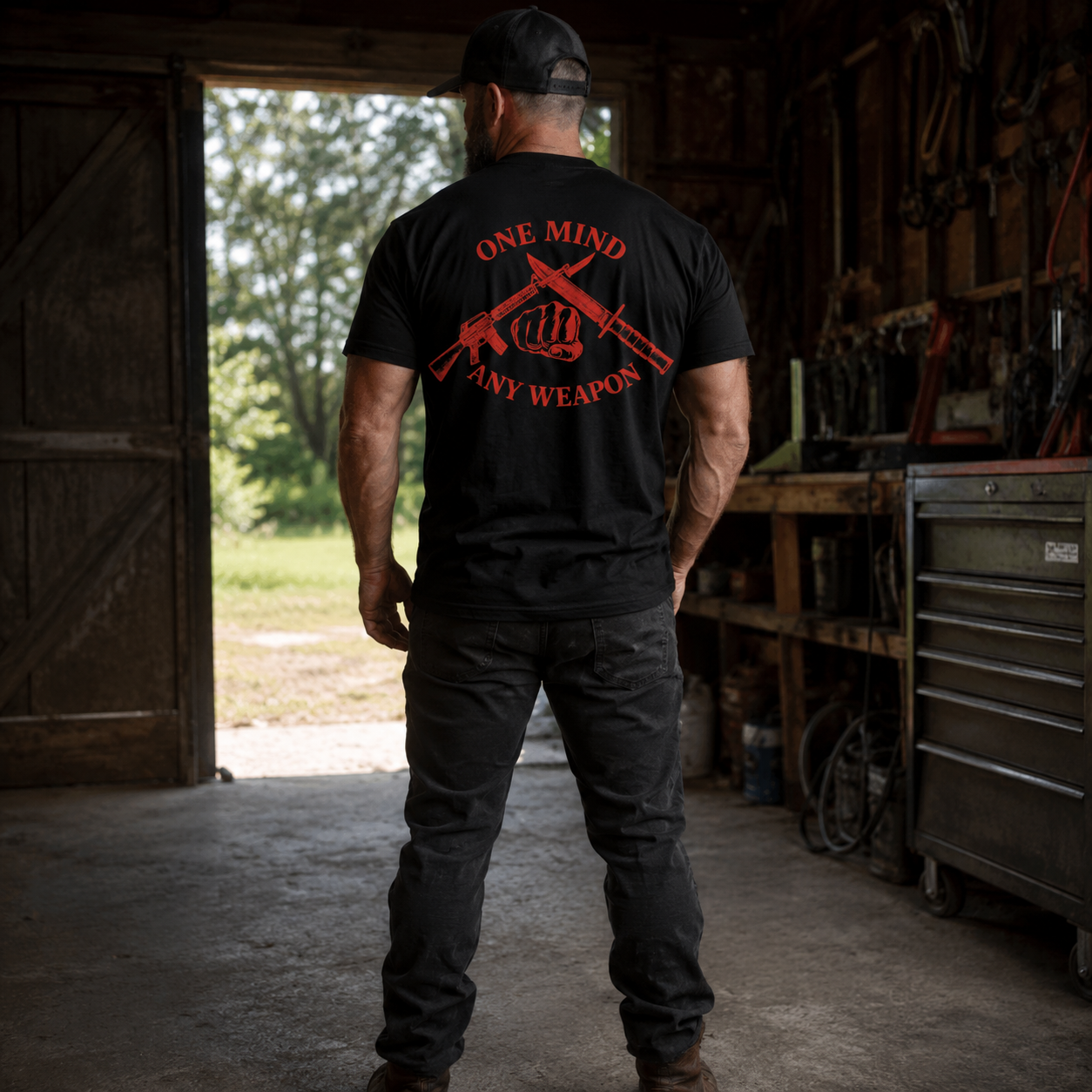 Unisex USMC Fight Club Graphic T-Shirt