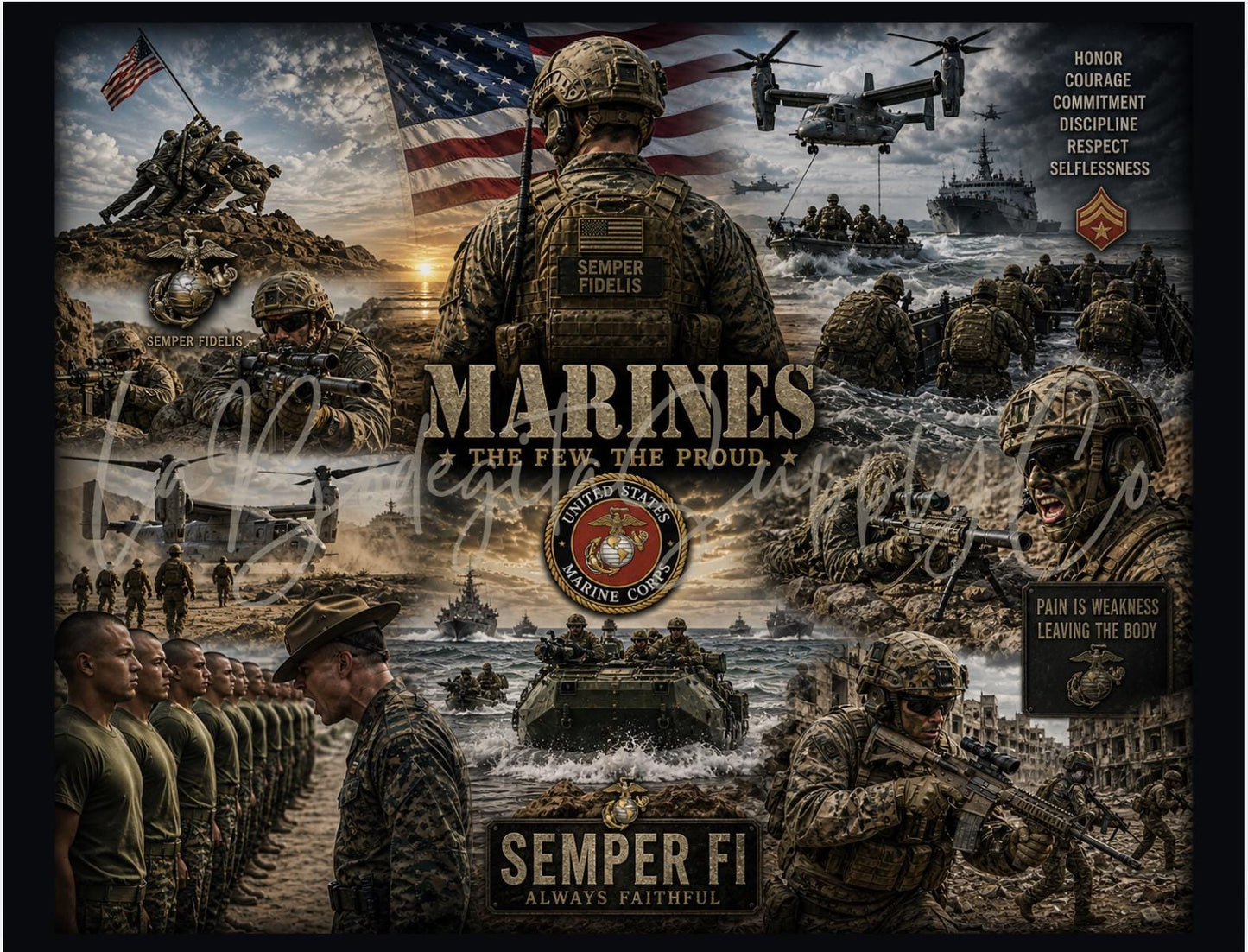 Marines Tumbler Gift