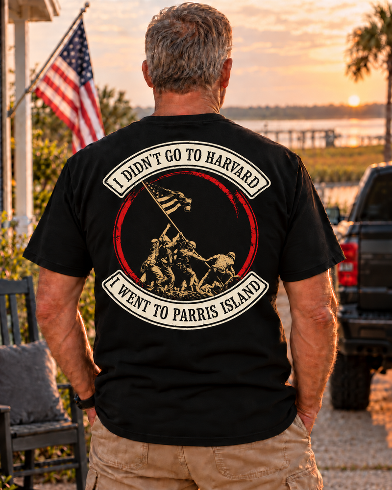 I Went to Parris Island — Personalized Marine Veteran T-Shirt