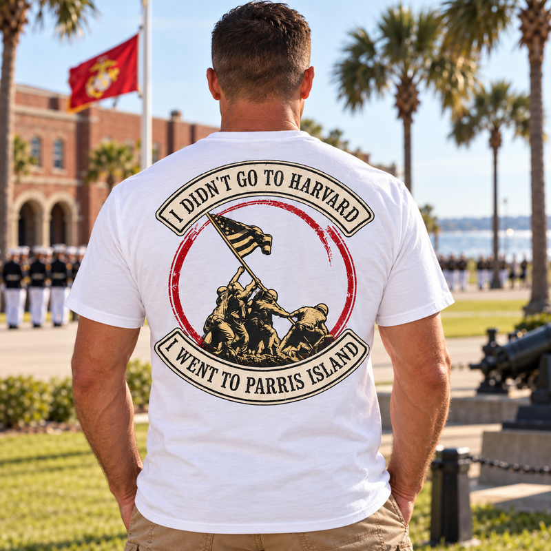 I Went to Parris Island — Personalized Marine Veteran T-Shirt