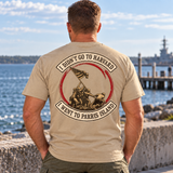 I Went to Parris Island — Personalized Marine Veteran T-Shirt