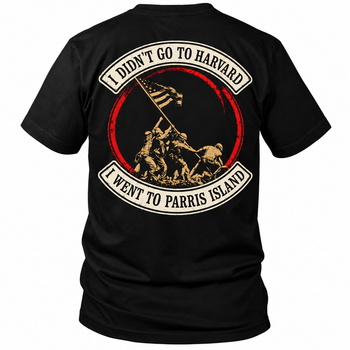 I Went to Parris Island — Personalized Marine Veteran T-Shirt